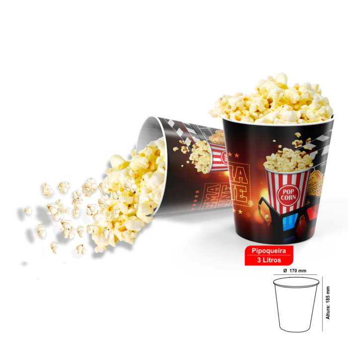 Pipoqueira Cinema Online - Tradicional